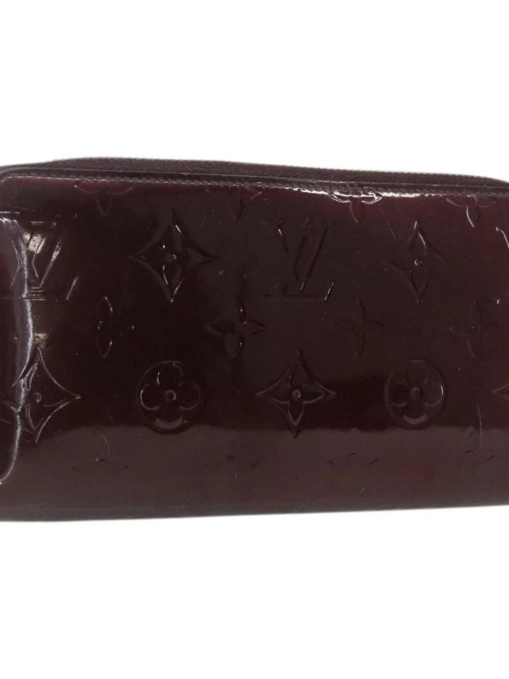 LOUIS VUITTON Monogram Vernis Zippy Long Wallet Amarante M93522 LV Auth 169544 - Picture 2 of 15